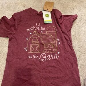 John deer, I’d rather be at the barn tshirt